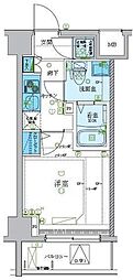 LEXE梶ヶ谷 1Kの間取図画像