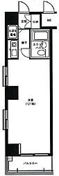 藤和ハイタウン新宿 ワンルームの間取図画像