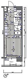 MAINSTAGE板橋本町 1Kの間取図画像