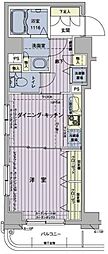 メインステージ浅草 1DKの間取図画像