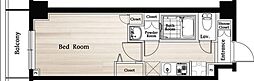 Nステージ鶴見 1Kの間取図画像