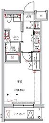 セジョリ板橋坂下2 1Kの間取図画像