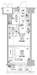セジョリ墨田イースト3 1DKの間取図画像