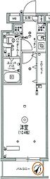 SKYCOURTPALACE押上3 1Kの間取図画像