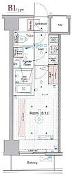 ベルグレードSKDUE 1Kの間取図画像