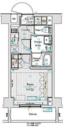 ブライズフォルム墨田 1Kの間取図画像