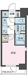 スパシエジーベック亀戸 1Kの間取図画像