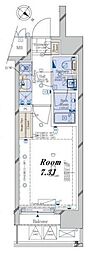 コンシェリア豊洲MASTER'SVILLA 1Kの間取図画像