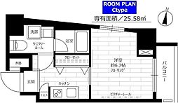 ステージファースト水道橋 1Kの間取図画像