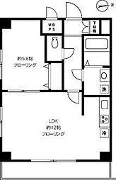 セントエルモ阿佐ヶ谷北 1Kの間取図画像
