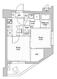 レジデンス北大塚 2Kの間取図画像
