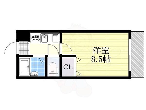 大阪府東大阪市長堂１丁目(賃貸マンション1K・3階・26.80㎡)の写真 その2