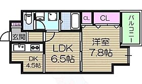 クレセル真田山  ｜ 大阪府大阪市天王寺区玉造本町（賃貸マンション1LDK・7階・35.27㎡） その2