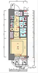 Osaka Metro長堀鶴見緑地線 玉造駅 徒歩2分の賃貸マンション 3階1Kの間取り