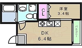 HASEO緑橋  ｜ 大阪府大阪市東成区中本２丁目（賃貸アパート1DK・2階・24.44㎡） その2