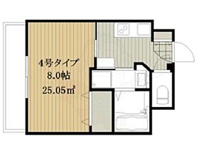 大阪府大阪市生野区勝山北３丁目8番30号（賃貸マンション1K・7階・25.05㎡） その2