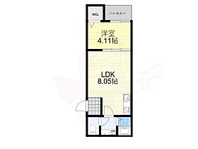 大阪府東大阪市高井田元町２丁目（賃貸アパート1LDK・3階・29.00㎡） その2