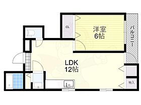 大阪府大阪市天王寺区勝山２丁目（賃貸マンション1LDK・4階・40.00㎡） その2