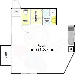 間取図画像 ワンルーム