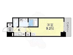 Osaka Metro千日前線 新深江駅 徒歩9分の賃貸マンション 1階1Kの間取り