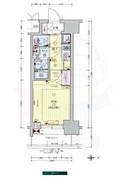 Osaka Metro谷町線 天満橋駅 徒歩5分の賃貸マンション 9階1Kの間取り