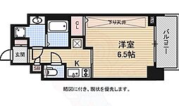 JR大阪環状線 鶴橋駅 徒歩4分の賃貸マンション 5階1Kの間取り