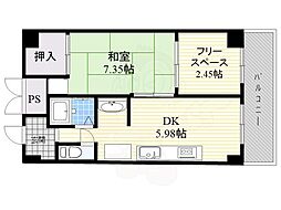 アローズパーク 1SDKの間取図画像