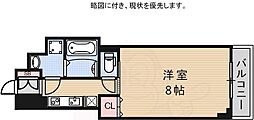 S-RESIDENCE谷町五丁目 1Kの間取図画像