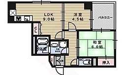 吉田ビル 2LDKの間取図画像