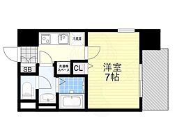 M'PLAZA布施駅前参番館 1Kの間取図画像