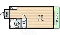 パディーブレイド2 1Kの間取図画像