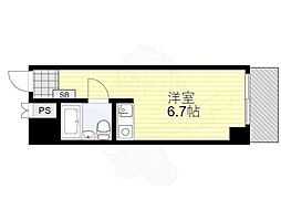 朝日プラザ緑橋2 ワンルームの間取図画像