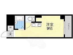 サンレスポワール ワンルームの間取図画像