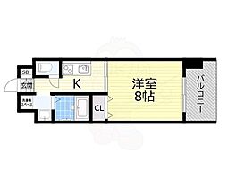 グランドゥーエ 1Kの間取図画像