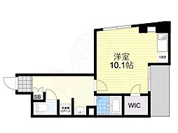 M'PLAZA布施弐番館 ワンルームの間取図画像