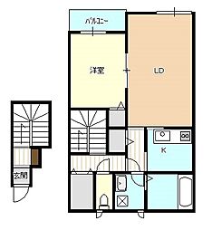 間取図画像 1LDK