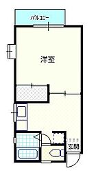 メゾン・マーサ 1DKの間取図画像