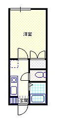 アクシス・8 1Kの間取図画像