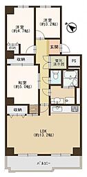 舞子台グリーンマンション 3LDKの間取図画像