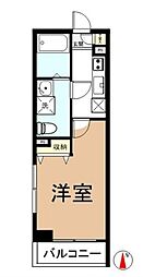 東急世田谷線 三軒茶屋駅 徒歩8分の賃貸マンション 2階1Kの間取り