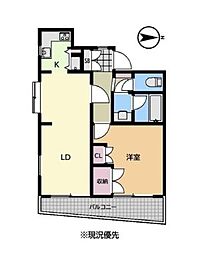 東急田園都市線 池尻大橋駅 徒歩9分の賃貸マンション 3階1LDKの間取り