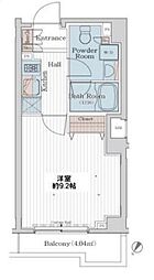 東急田園都市線 三軒茶屋駅 徒歩11分の賃貸マンション 3階ワンルームの間取り