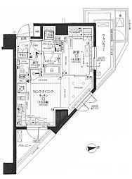 DUOSTAGE下北沢 1LDKの間取図画像