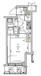 MAXIV代田橋 1Kの間取図画像