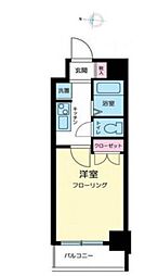 スカイコート笹塚駅前 1Kの間取図画像