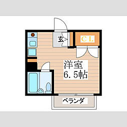 東急田園都市線 池尻大橋駅 徒歩7分の賃貸アパート 1階ワンルームの間取り