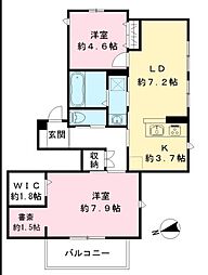 Vieuno NOZAWA 2LDKの間取図画像