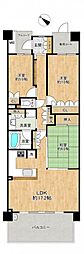 パークホームズ稲毛 3LDKの間取図画像