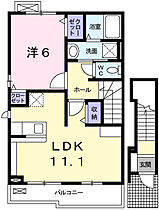 パッソ神田VI 201 ｜ 兵庫県姫路市北原440番地（賃貸アパート1LDK・2階・46.09㎡） その2