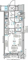 名古屋市営東山線 中村日赤駅 徒歩8分の賃貸マンション 13階1Kの間取り